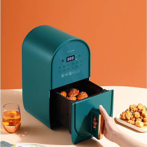 3L空氣炸鍋可調恆溫，無油不粘烹飪